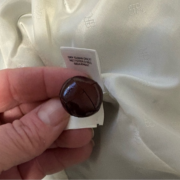 Banana Republic Equestrian Wool Tweed Elbow Patch Schoolboy Brown Blazer size 10 - Picture 12 of 16